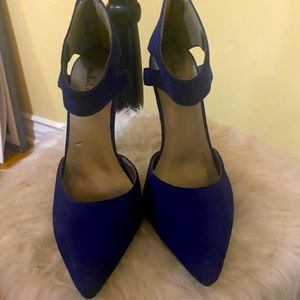 Royal blue heels